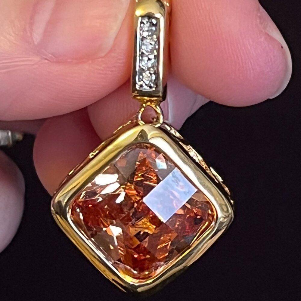 Premier Designs “First Class” Necklace – Reversible Pendant - Nickel Free - Picture 6 of 15